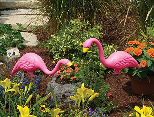 Bloem Pink Flamingo 25" Garden Yard Stakes (2-Pack) - Image 5