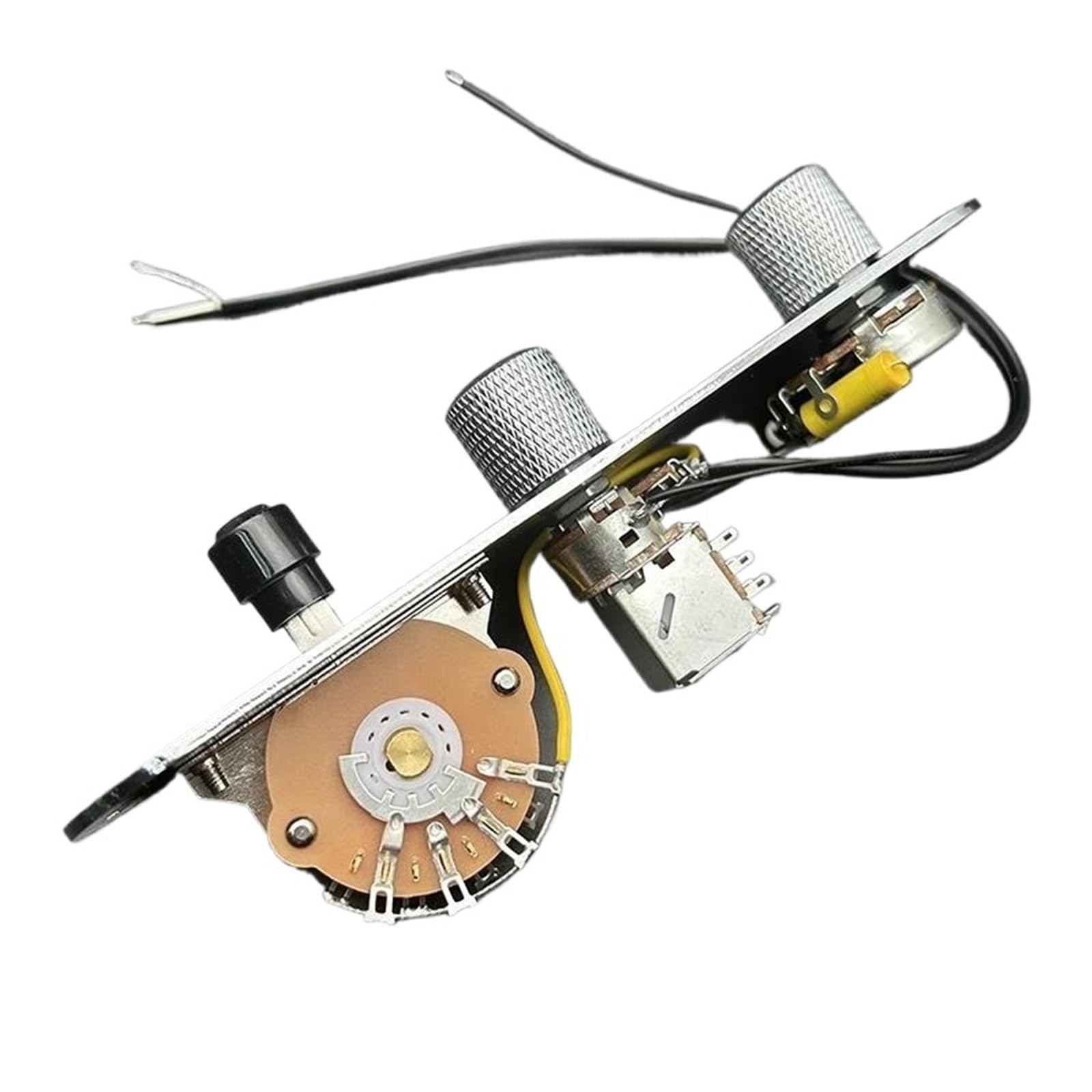 Arnés De Cableado Guitarra Potenciómetros Push/Pull De 250 K Con Precableado Para Placa De Control Piezas De Guitarra(Type3)