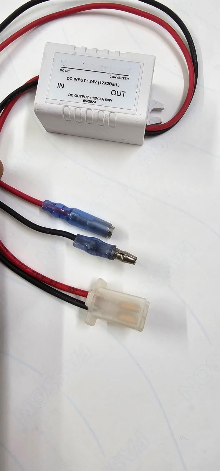 IP68 waterproof DC to DC Converter, 24V DC - 28V DC to 12V DC, 5 Amp