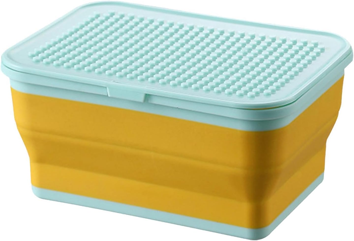 Portable Kids Toy Box, Foldable Storage Organizer, Silicone Toy Basket, Silicone Storage Container, Decorative Playroom Organizer, Large Capacity Container for Plush Toys Fabric Blanket Games