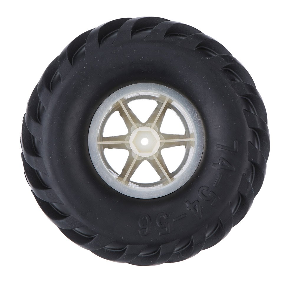 Pneumatici per Camion Fuoristrada 1/10 Pneumatici per Truck Ruote Auto RC 4 Pezzi 134 Mm Gomma Resistente All'usura Resistente Allo Schiacciamento 12 Mm Esagonale con