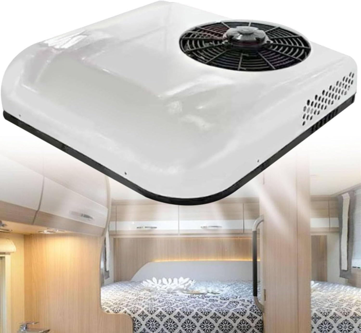 SXXAZLDP 12V 24V DC Roof Air Conditioner for Trucks, RVs, Campers, Vans, Trailers, Semi-Trailers - Portable Cooling Unit