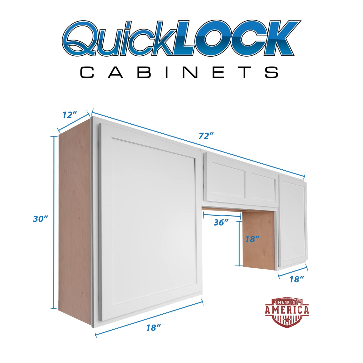 Quicklock RTA (ReadytoAssemble) Pure White Starter Laundry