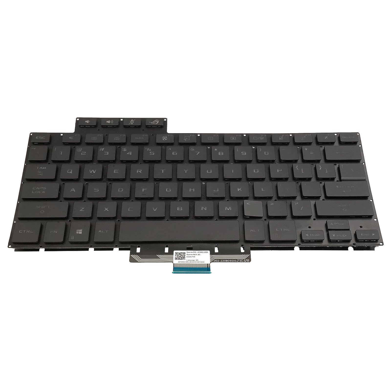 Amazon | USバックライトキーボード交換用 ASUS Zephyrus ROG 16 G16