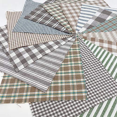 40 Lightwash Charm Pack Gray Taupe, 6 Inch Precut Cotton Homespun Fabric Squares By Jcs #TOP1