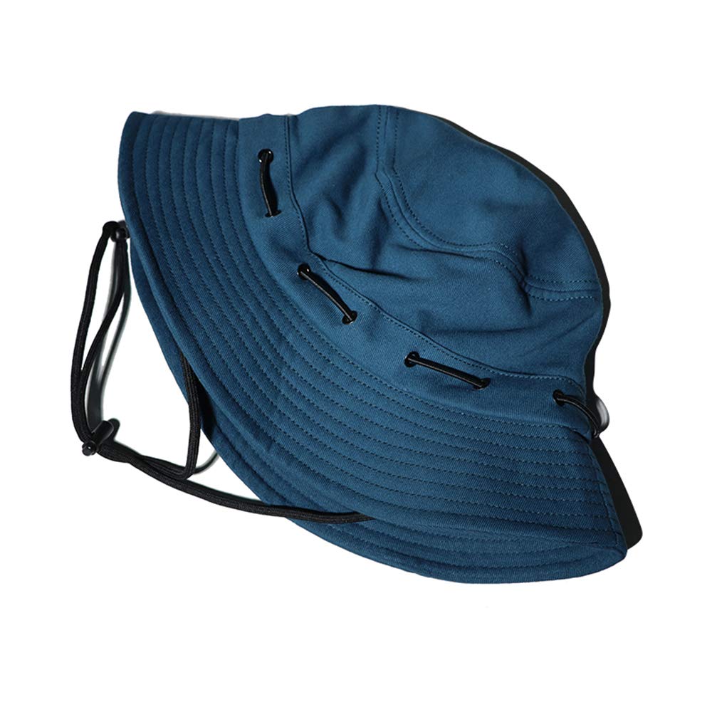 Clakllie Floppy Boonie Hats Hiphop Dancing Fishing Hat Cooling Sun Hats Unisex Safari Gardening Hat Casual Beach Bush Hat for Travel,Blue