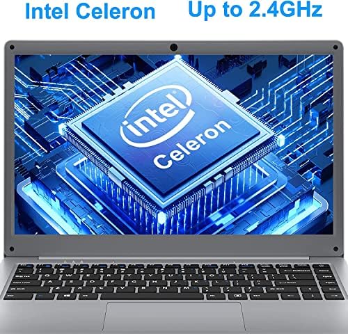 jumper Windows 11 Laptop 1080P Display,12GB RAM 256GB SSD,14 Inch Ultrabook Intel Celeron Processor,Laptops with Wifi USB3.0 Bluetooth 4.0,Gray