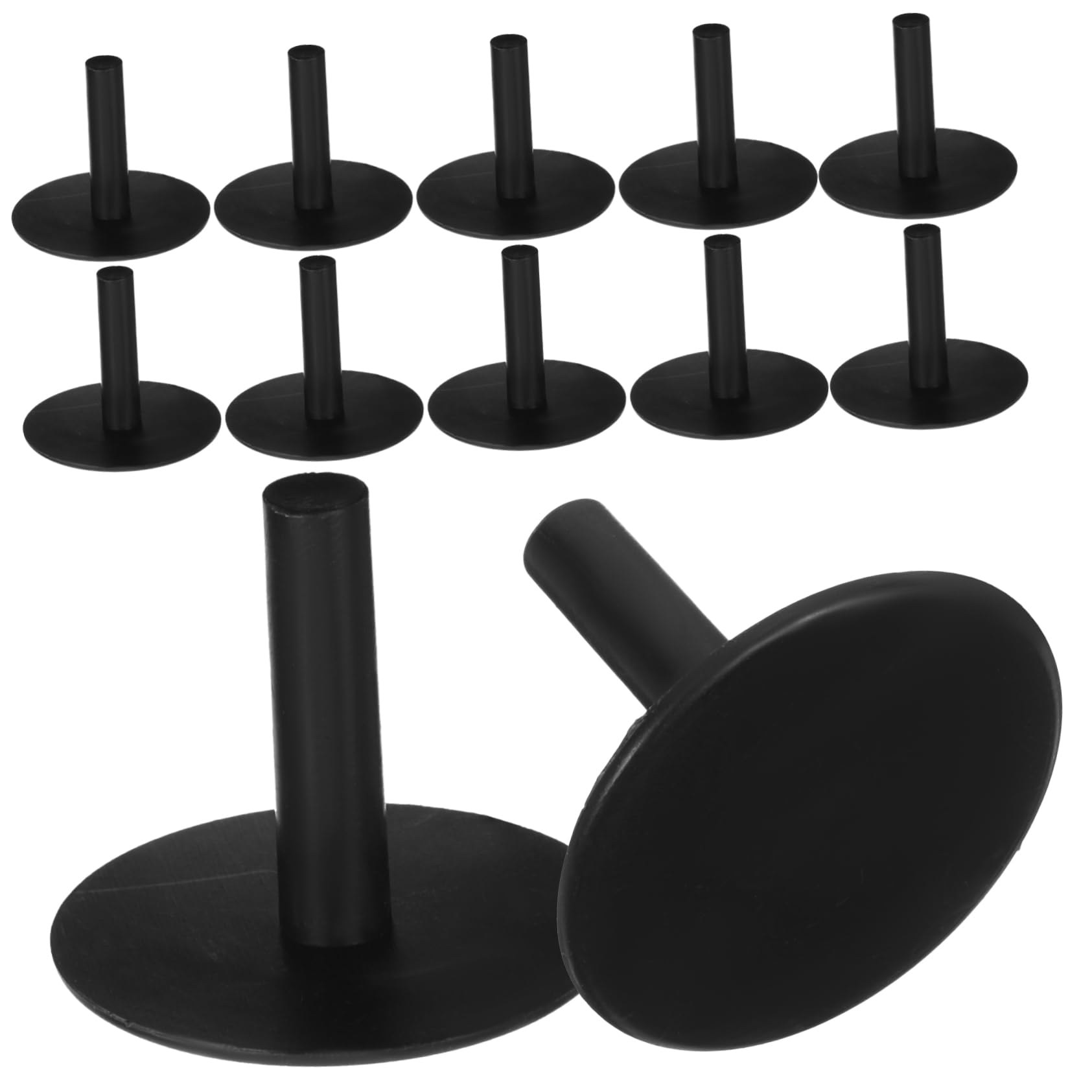 SUPVOX 20pcs Display Stand Holder Duct Display Rack Ducks Model Rack Duck Display Mount Display Stand Car Showing Stand Car Duck Display Rack Car Duck Mount Pp Black
