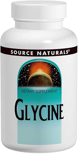 Source Naturals Glicina, 500 MG, 100 cápsulas (paquete de 2)