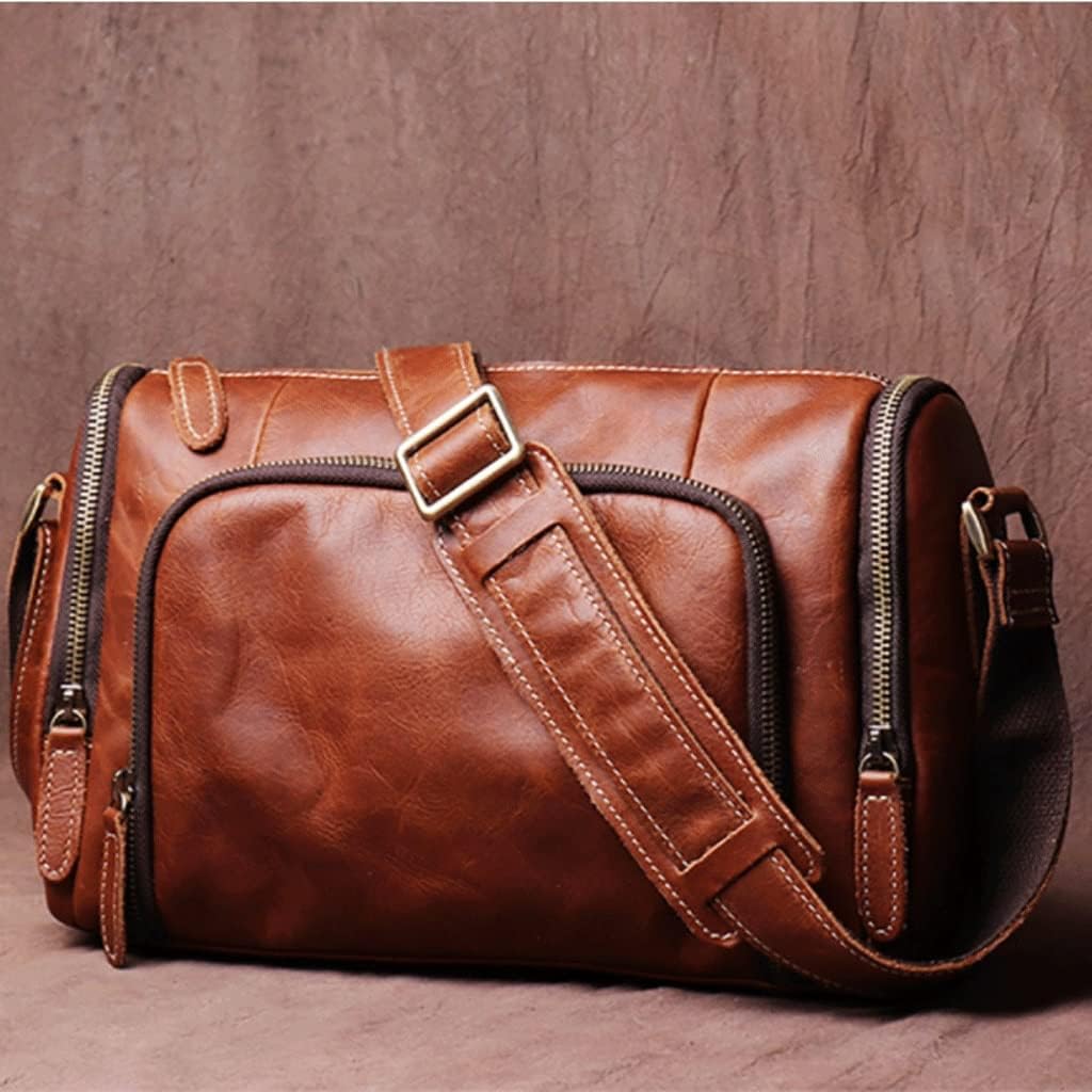 Vintage Crossbody Bag Genuine Leather Men's Shoulder Casual Classic Messenger Man Bags