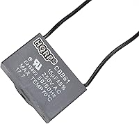Vista 21 de HQRP Condensador compatible con ventilador de techo Hampton Bay 4uf+5uf+6uf de 5 cables CBB61 con certificación UL