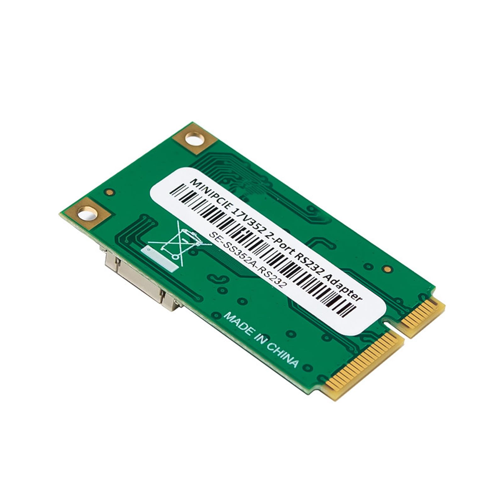 Scheda espansione Controller ST370 PCIE XR17V352 Ideale per l ' Editing Video e l ' analisi dei Dati Scheda espansione PCIe