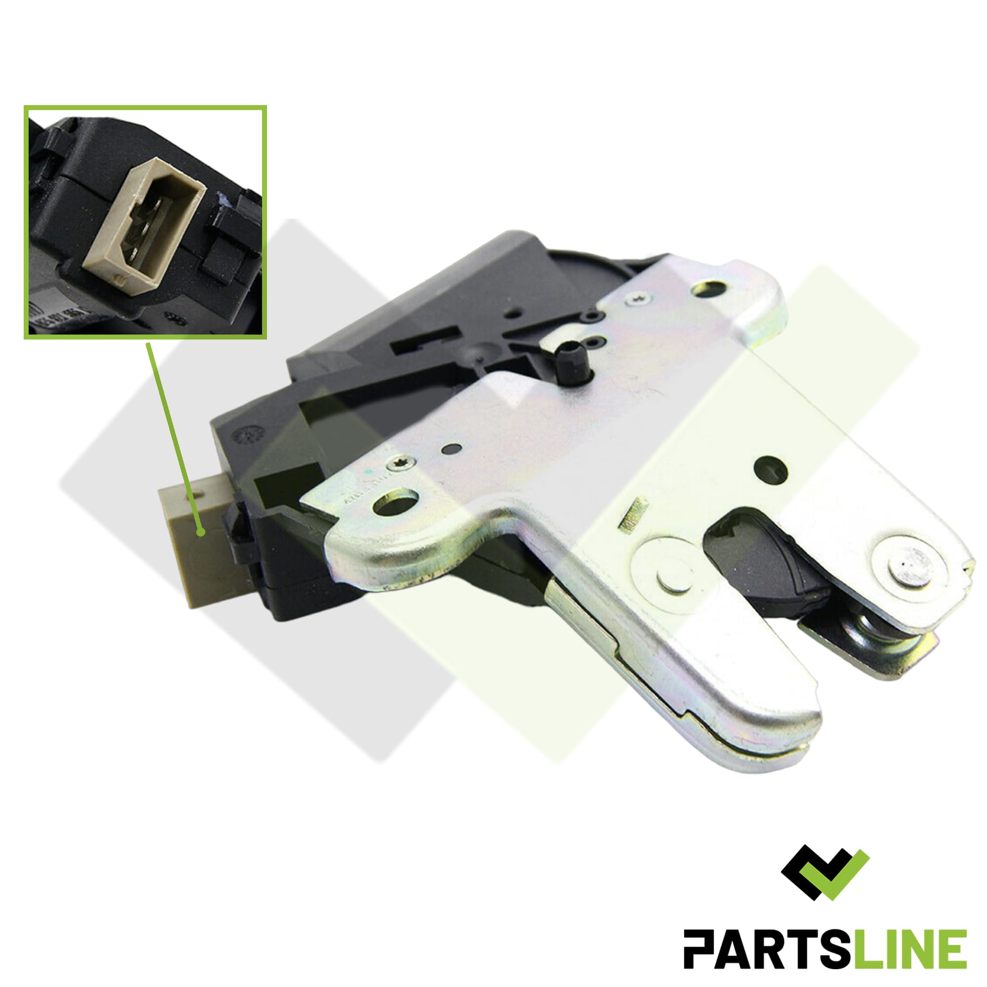 Partsline Serrure Électrique de Verrouillage de Coffre Hayon Arrière compatible avec A4 (B7/B8) A5 A6 A8 EXEO EOS JETTA 3-4F5827505A 4F5827505C 4E0827505B