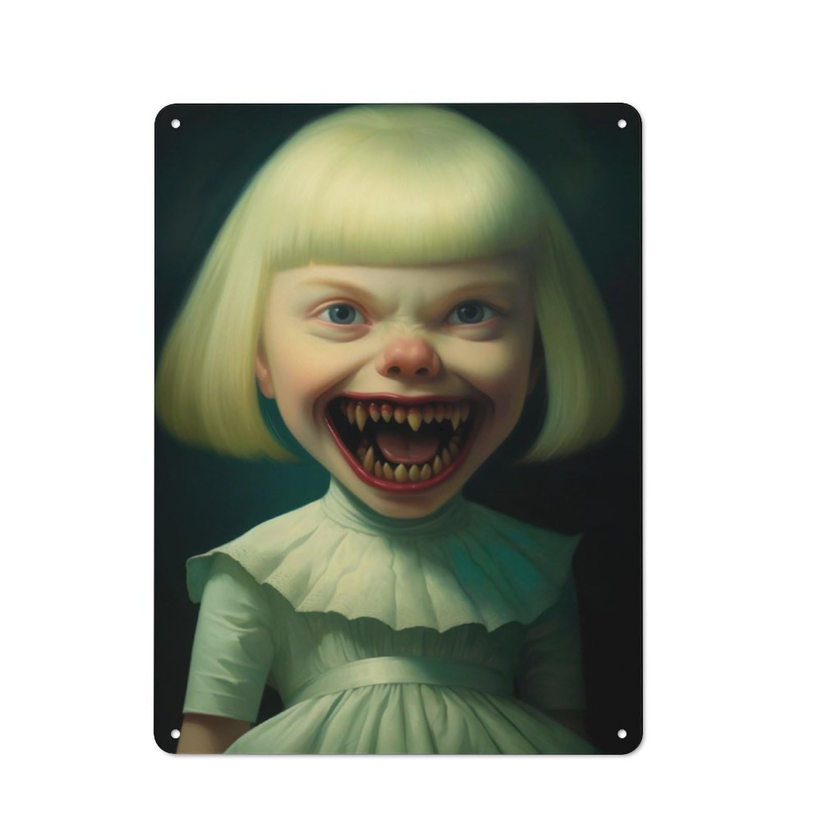 Metal Sign 40x30cm with What A Beautiful Smile for Pub Or Café, Vintage Decor, New Home Wall Decor for Pub Decor Enthusiasts