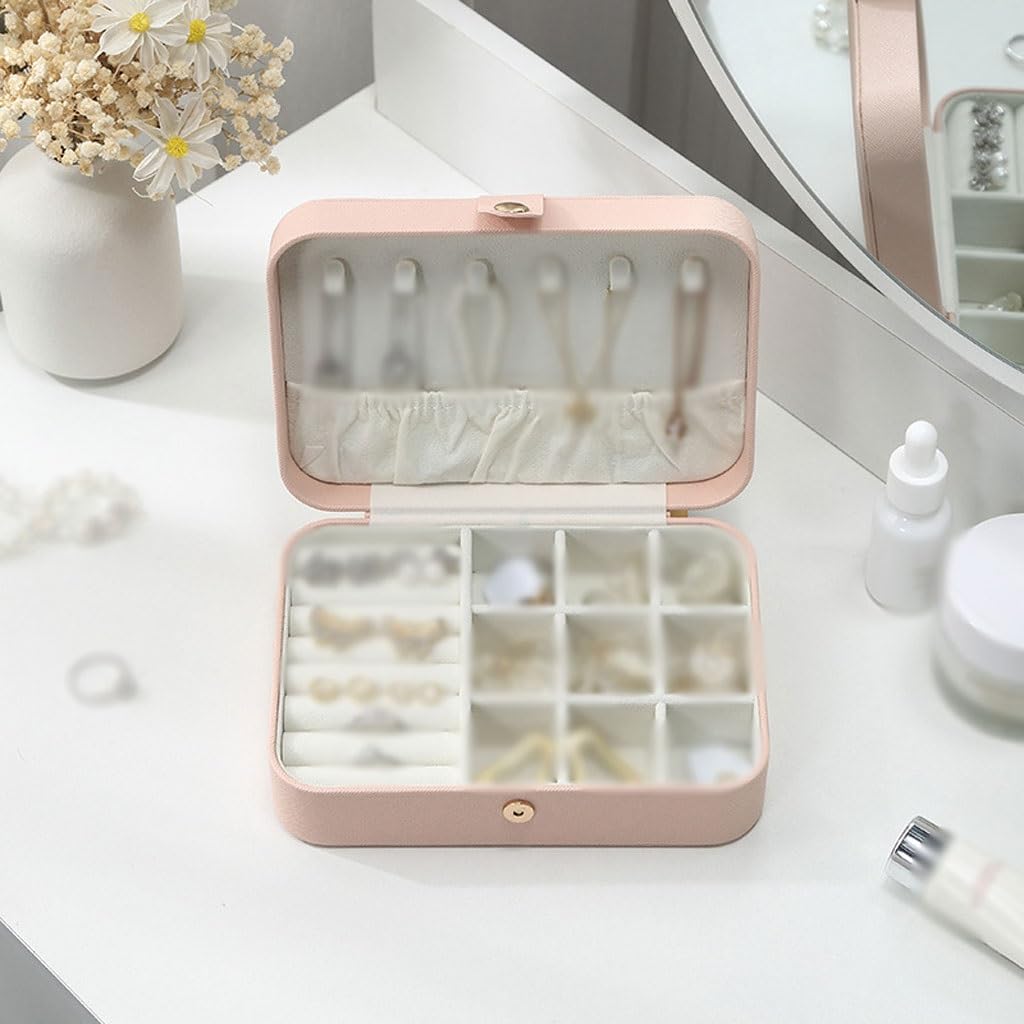Jewelry Box Organizer Light Luxury, Exquisite And Creative Gift, Pastoral Style Jewelry Box, Simple Small Jewelry Storage Box Jewelry Organizer Small (C)
