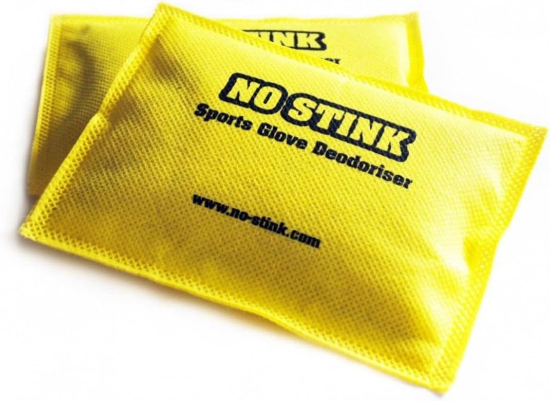 Sports Glove Deodorizers - Odor Neutralizing MMA, Hockey, Football, & Boxing Glove Deodorizer with Activated Charcoal & Bamboo – Reusable & Unisex - Mild Lemon Scent – 1 Pair