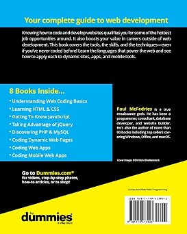 Web Coding & Development All-in-One For Dummies (For Dummies (Computer/Tech))