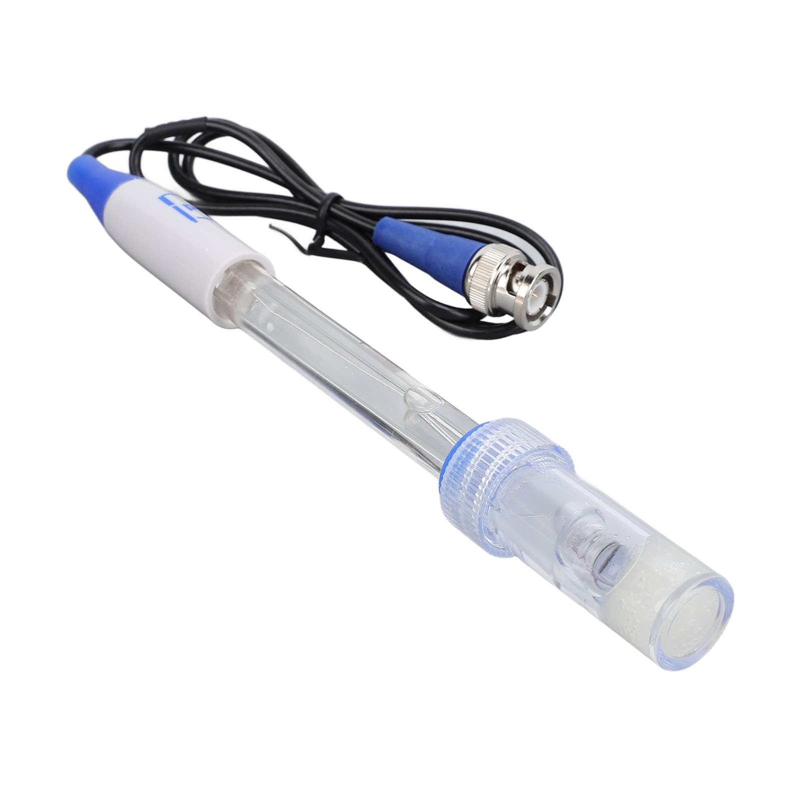 Electrodo de pH 0-14, Sonda BNC, Respuesta Rápida para Laboratorio