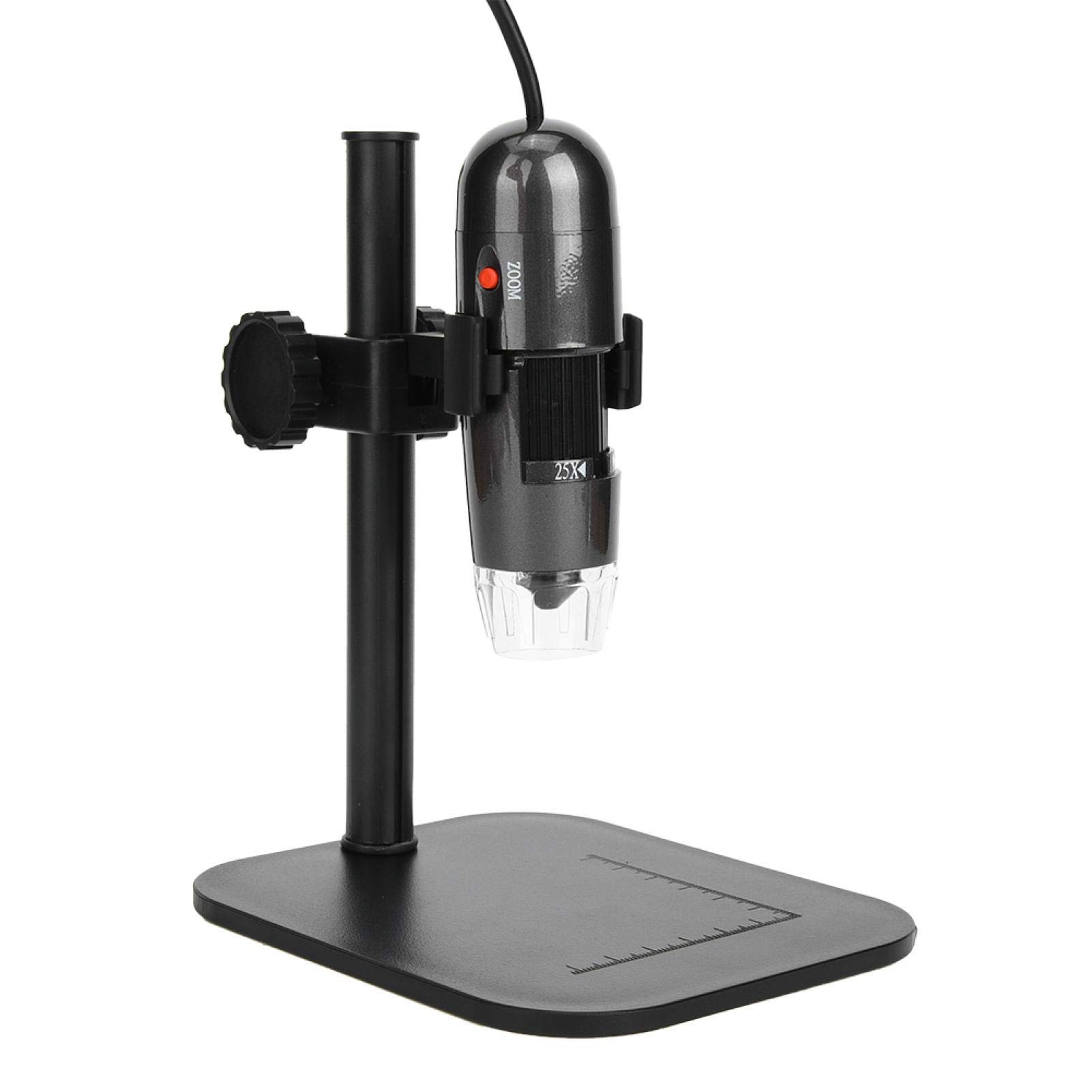 Microscope, Reliable 8 White LED Lights S04 Microscope with Lifting Bracket for Industry for Instrument