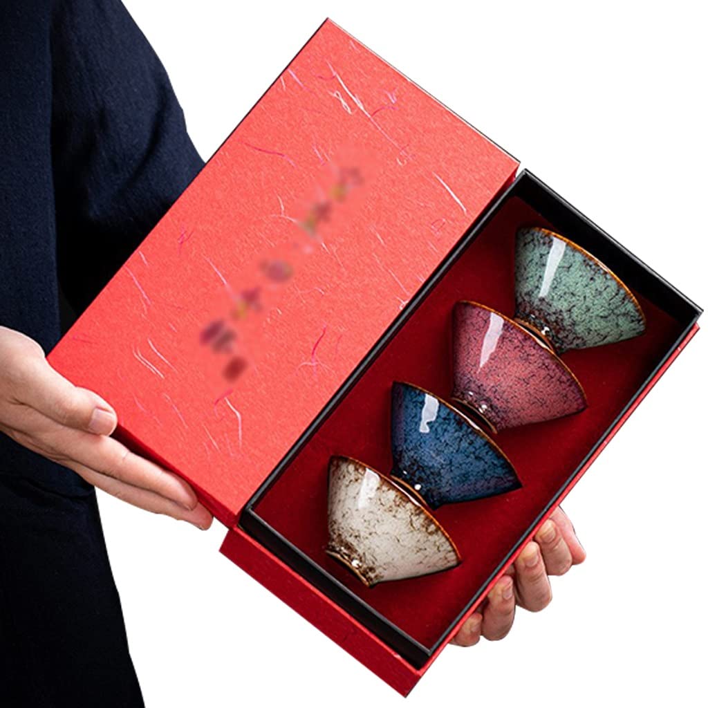 Tazas de té Taza De Té Kungfu Taza De Té De Cerámica Jianzhan De La Forma del Sombrero, Tazón De Té Japonés Kiln Transformation, Copa Maestra Dedicada A La Degustación De Té