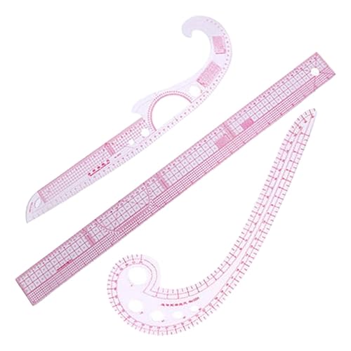 YIJU Regla de curva francesa, reglas curvas, plantilla de dibujo, ropa, herramientas de costura, regla de costura para fabricantes de patrones