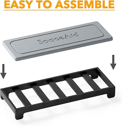 Miniatura 5 de SpaceAid DryingNeat - Organizador de fregadero, organizador de fregadero de secado rápido, dispensador de jabón de esponja de cocina, estante de