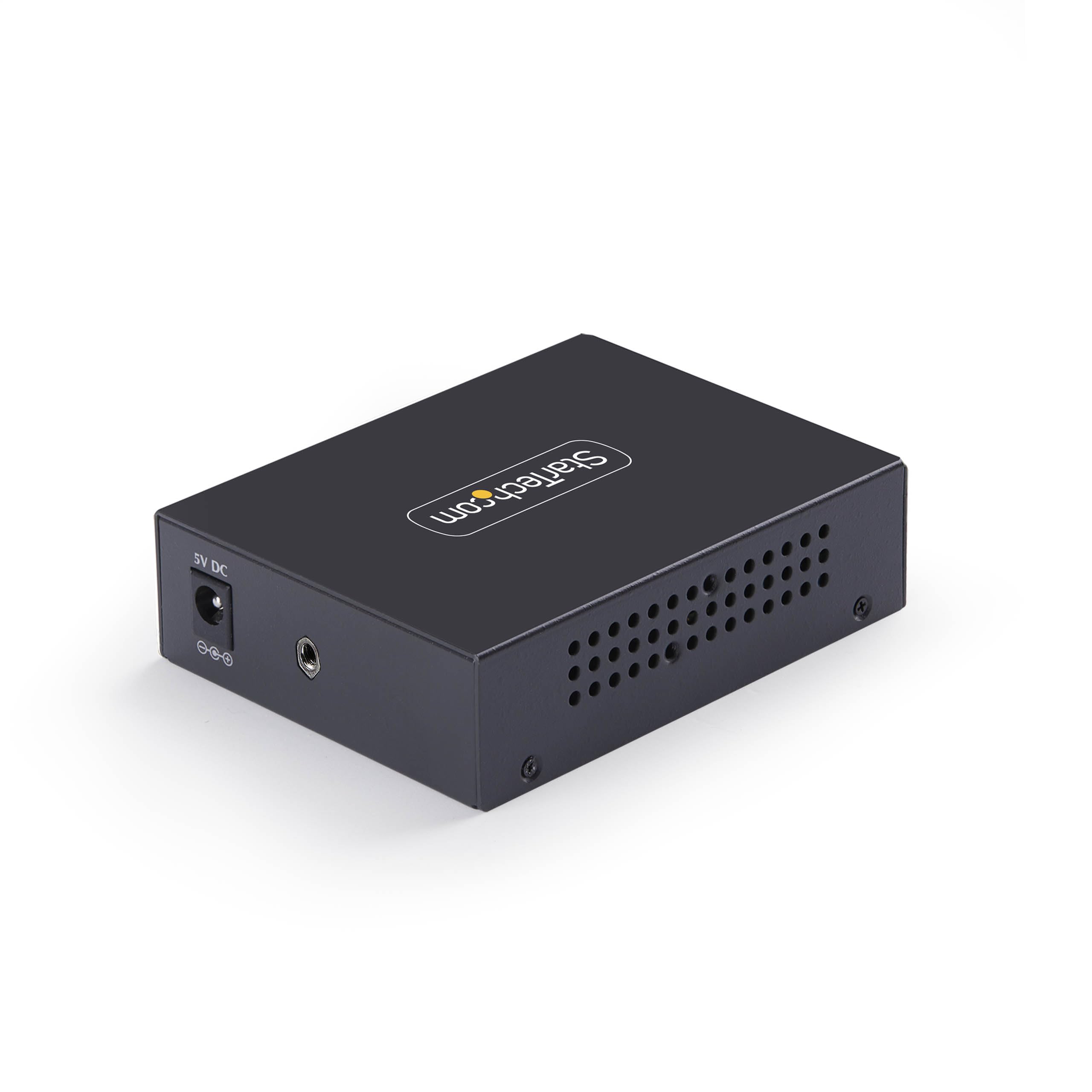 StarTech Media Converter Fibra 10GbE Multi-Gigabit SFP+ Aperto (MCM10GSFP2) | Convertitore RJ45 Gigabit Ethernet a SFP+ 10GBASE-X