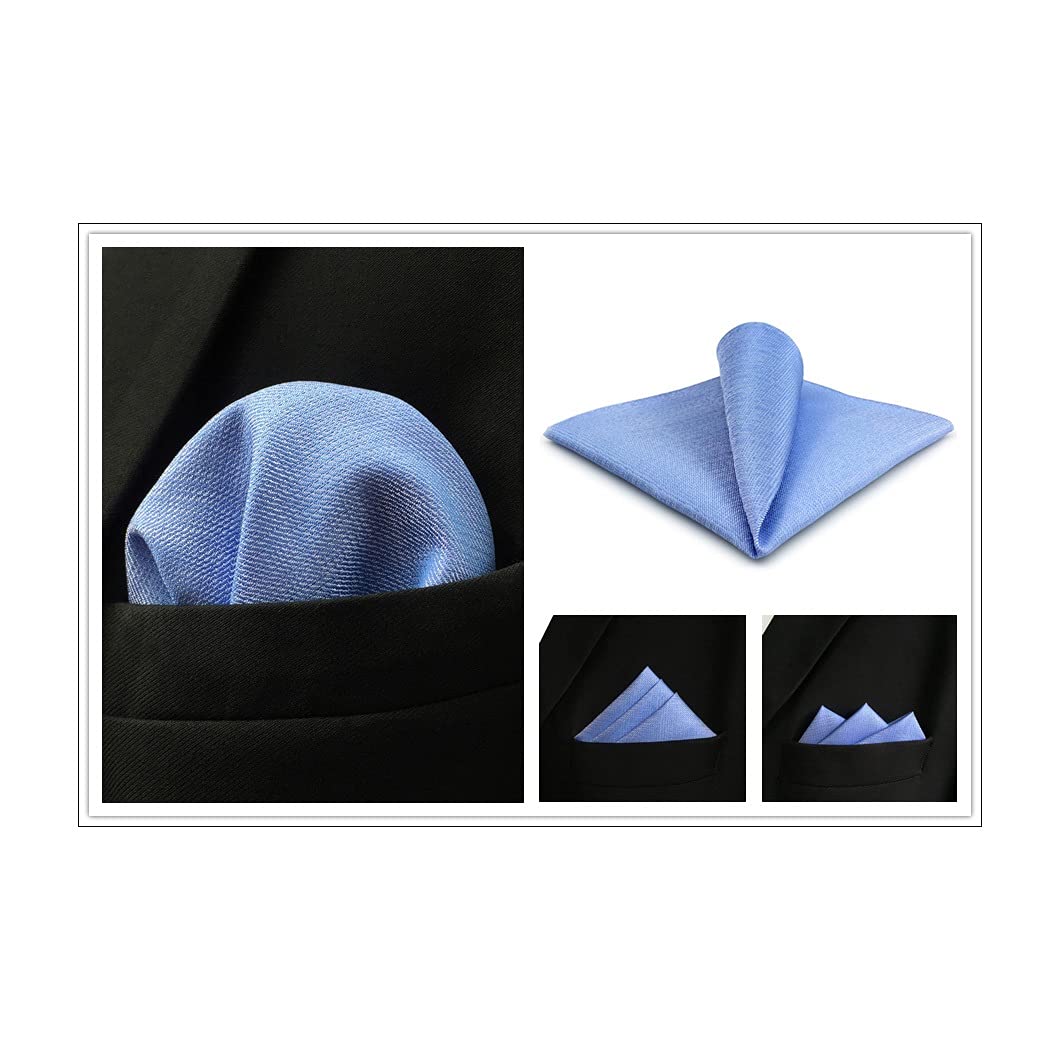 Einstecktuch für Herren, Hochzeit, Seide, Taschentuch, Party, klassisch, modisch (Farbe: A, Größe: 32 x 32 cm) (D 32 x 32 cm)