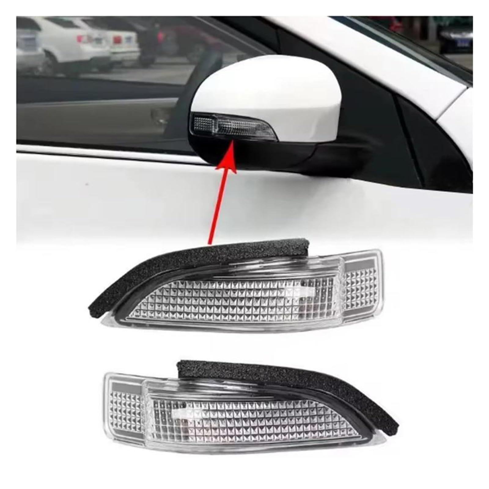 Indicatore Direzione Per YARIS Per PRIUS C Per COROLLA Per CAMRY EZ Per AVALON Per VENZA Specchietto Retrovisore Indicatore Direzione Lampeggiante Ripetitore Lampada Luce Segnalazione