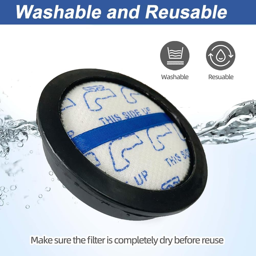 3Pack Vacuum Upright Filters For Eureka NEC180,NEC185,NEC190,NEC380,NEC480,NEC580 Vacuum Cleaner Replacement Parts Accessories Dust Space Pre-Motor Filters