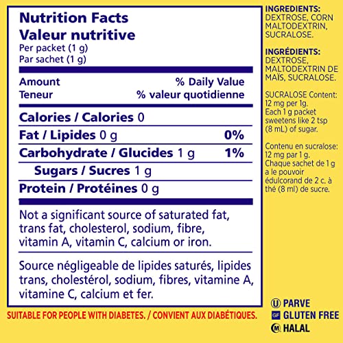 Image of SPLENDA Zero Calorie Sweetener, 100 Count (Pack of 2)