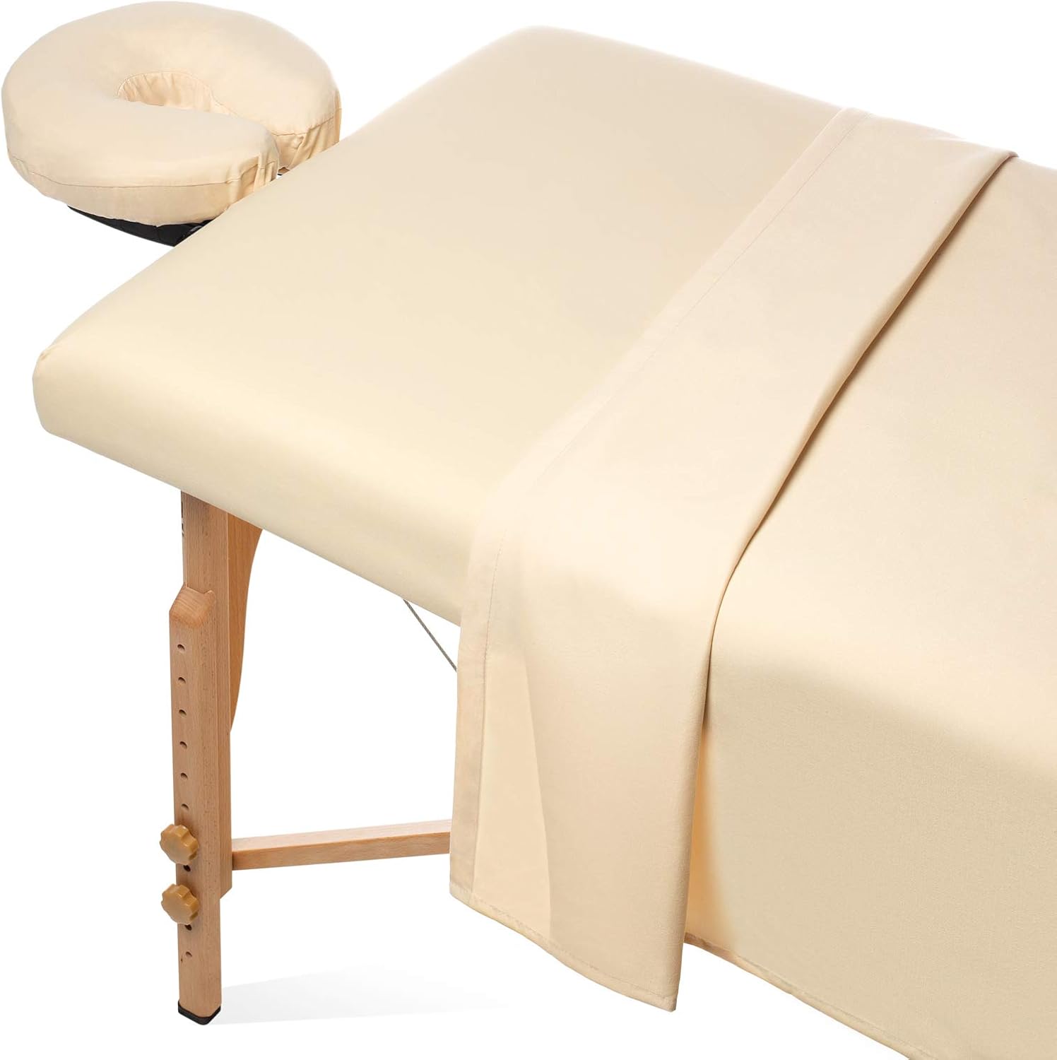 Saloniture 3Piece Microfiber Massage Table Sheet Set Premium Facial
