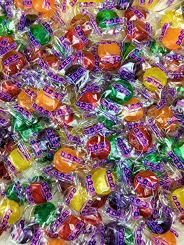 Brachs Sugar Free Hard Candy - 1 Lb - Mixed Fruit Buttons Sugar Free Candy - Sugar Free Hard Candy Individually Wrapped - Sugarless Candy - Queen Jax Magnet #TOP26