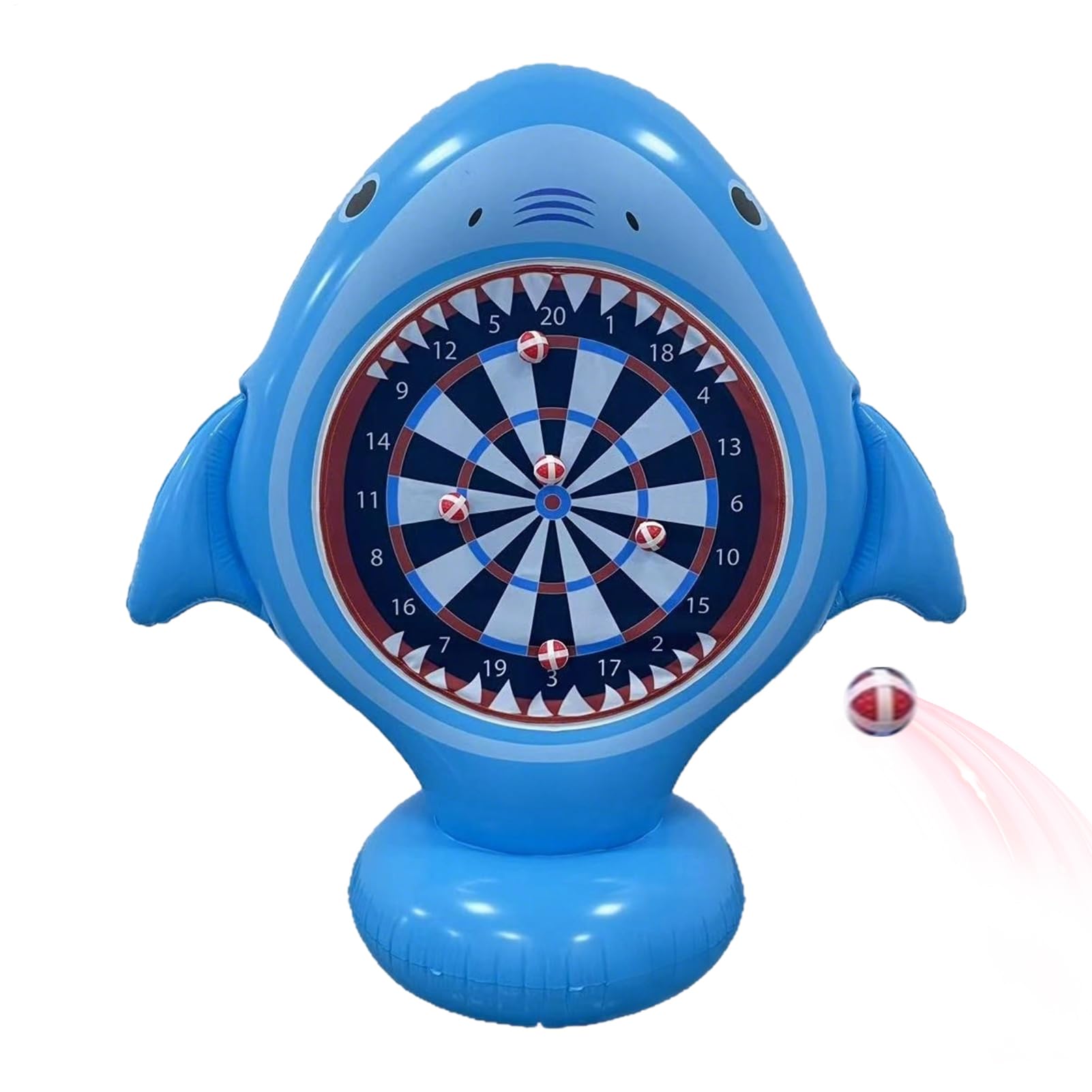 de fléchettes gonflable géante Jouet de piscine en forme de requin | de fléchettes extérieur pour adultes, familles, fêtes, , piscine, plage, parc aquatique,