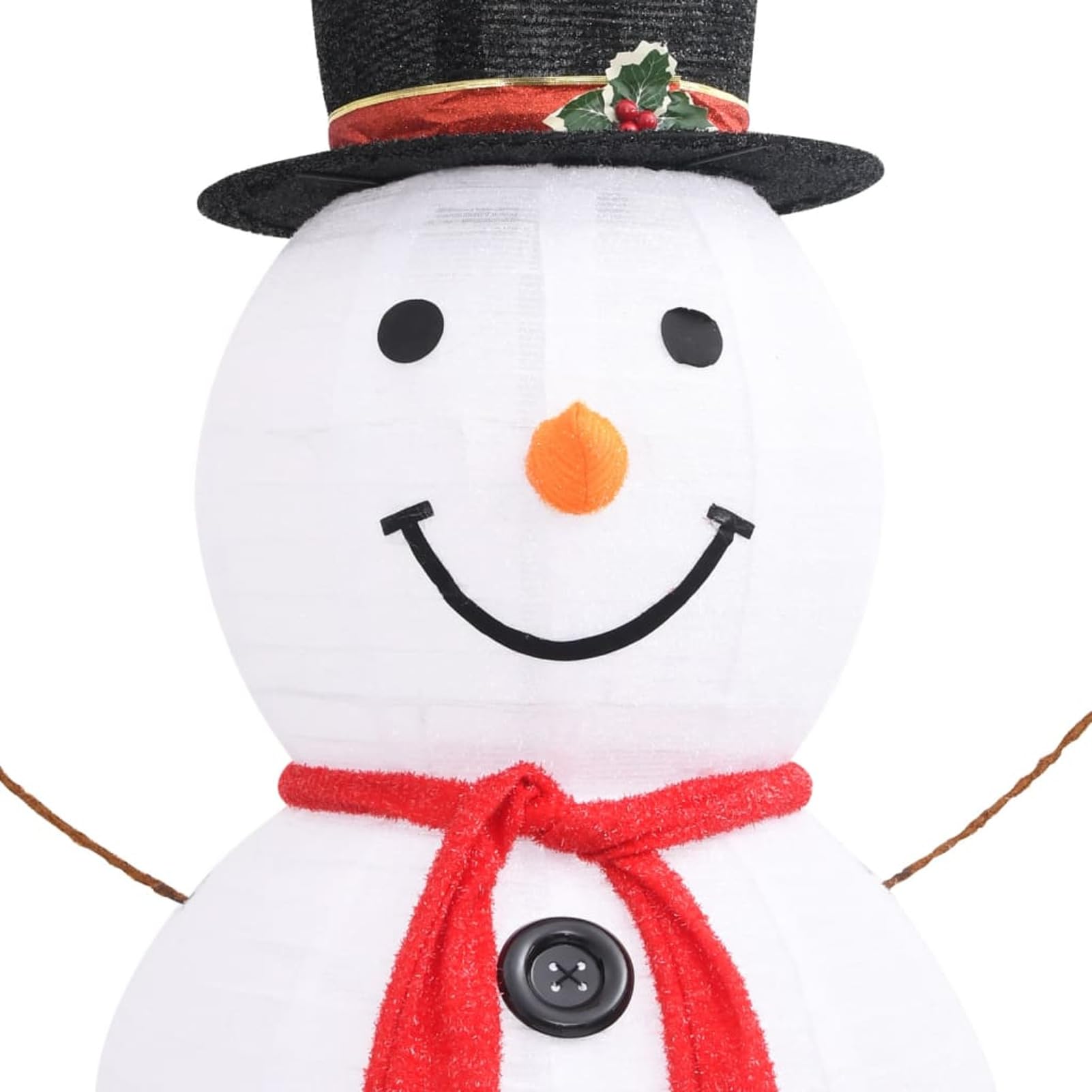 muñeco de Nieve navideño decorativotela Lujosa, Figuras De Navidad Exterior, Decoración Exterior Navidad, Adornos Navideños, Figura Luz Navidad, 180 cm