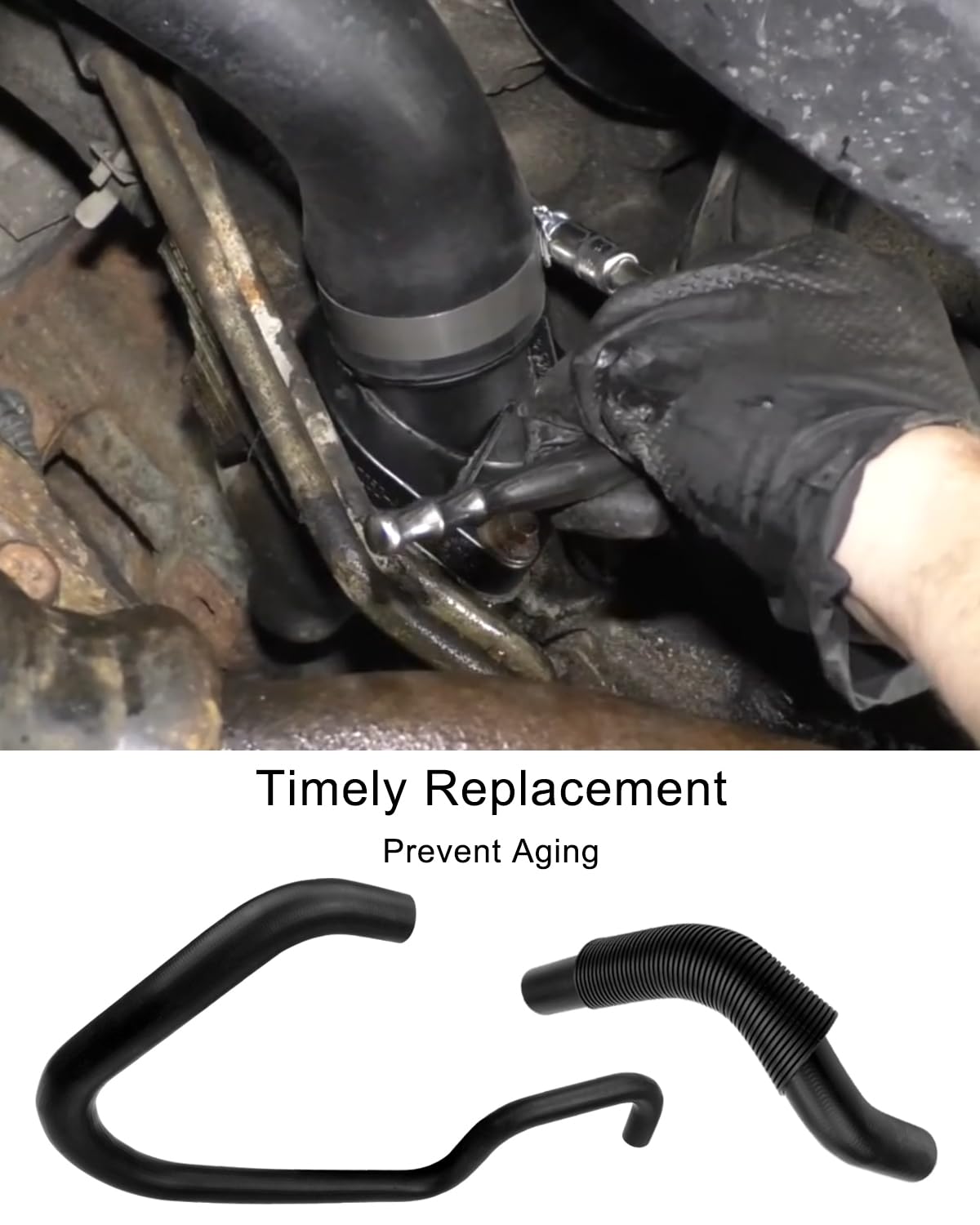 Chevy Silverado 1500 Lower Radiator Hose - Fits 2014-2018 Models