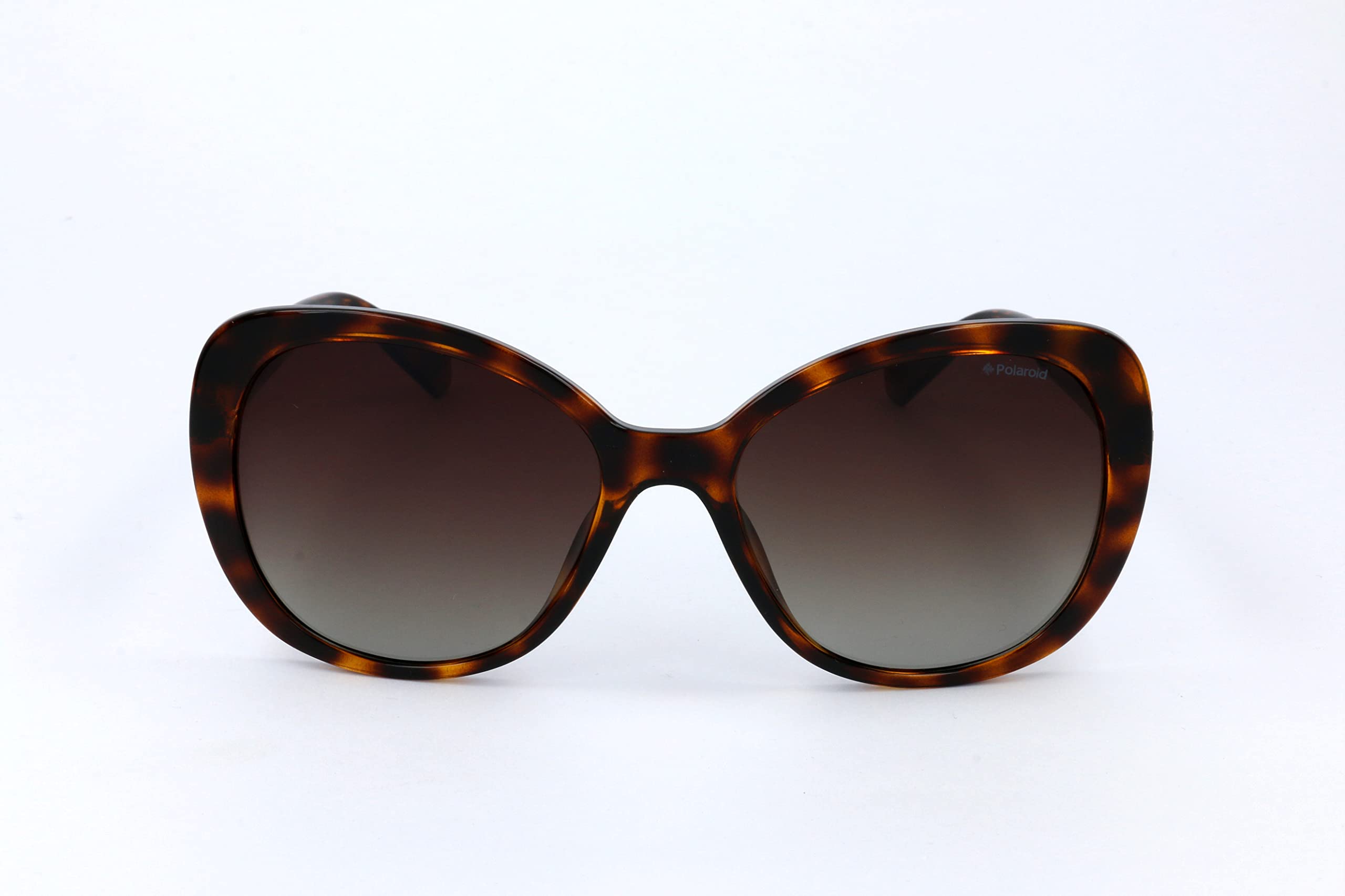 Polaroid Women's PLD 4063/S/X Cat-Eye Sunglasses, Black/Polarized Gray, 56mm, 18mm