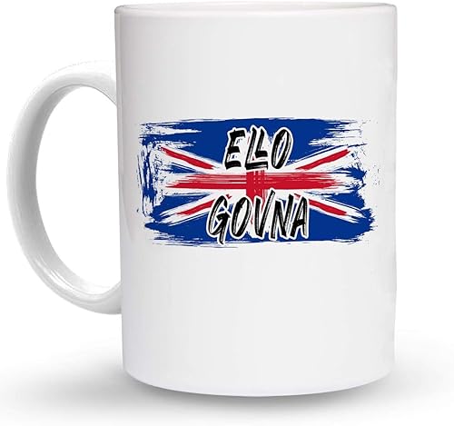 Makoroni - ELLO GOVNA British Britain England - 15 Oz. Ceramic COFFEE MUG Coffee Drink Cup, Desy70