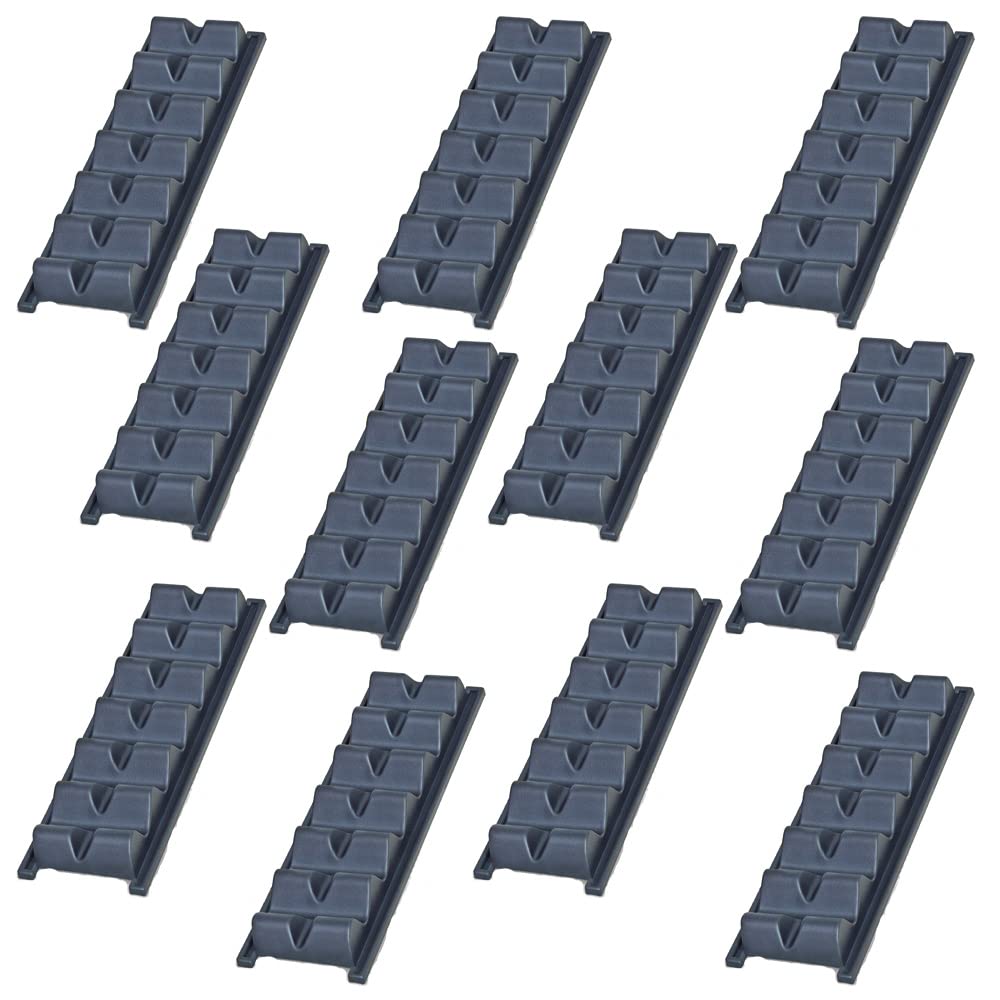 BRB 10 Brötchenhalter in Wellenform für 6 Brötchen/Baguettes, LxBxH 590x190x80 mm