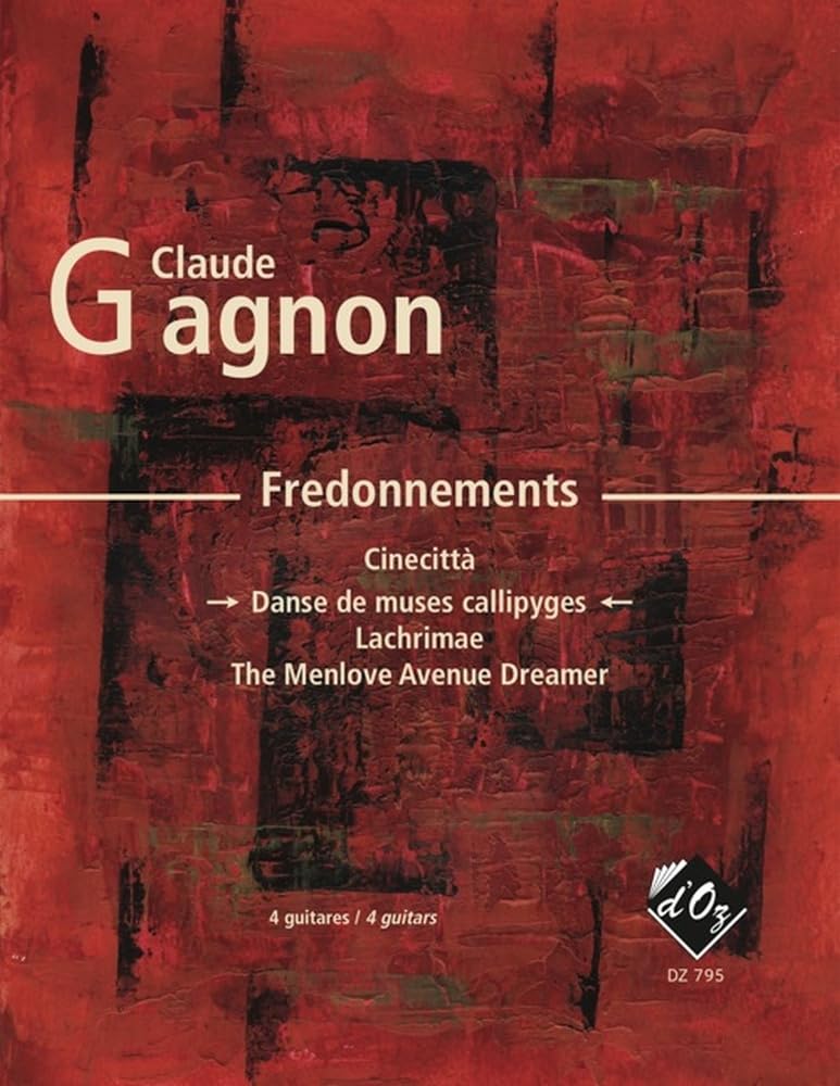 Fredonnements - Danse des Muses callipyges. Guitar Trio/Quartet. Set