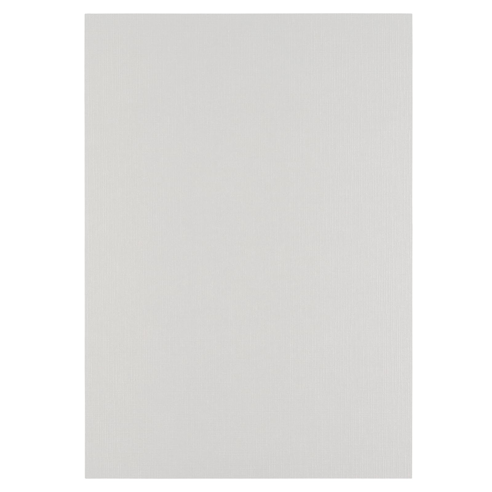 Vaessen Creative Linen Cardstock A4-25 pcs - Mouse (Grey) - 250 GSM Coloured Paper - Card Making Supplies for Scrapbooking and Crafting