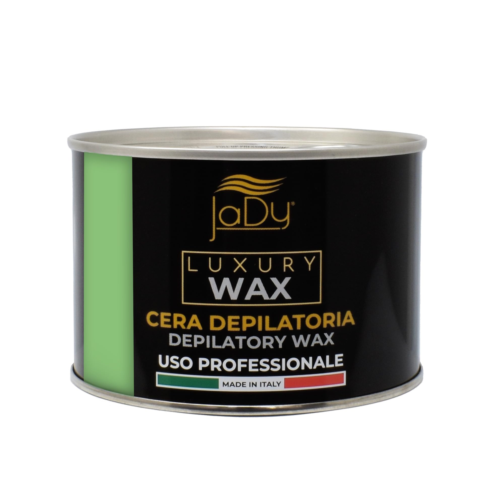 JaDy - Wosk do depilacji aloesu | do profesjonalnego zastosowania | Nadaje się do wszystkich rodzajów skóry | Wosk na gorąco 400 ml, zielony, luksusowy wosk (1)