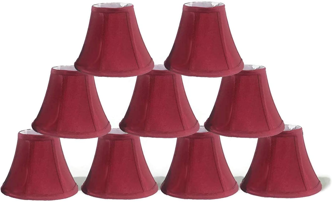 Urbanest set of 6 Chandelier Mini Lamp Shade 5inch, Bell, Clip On
