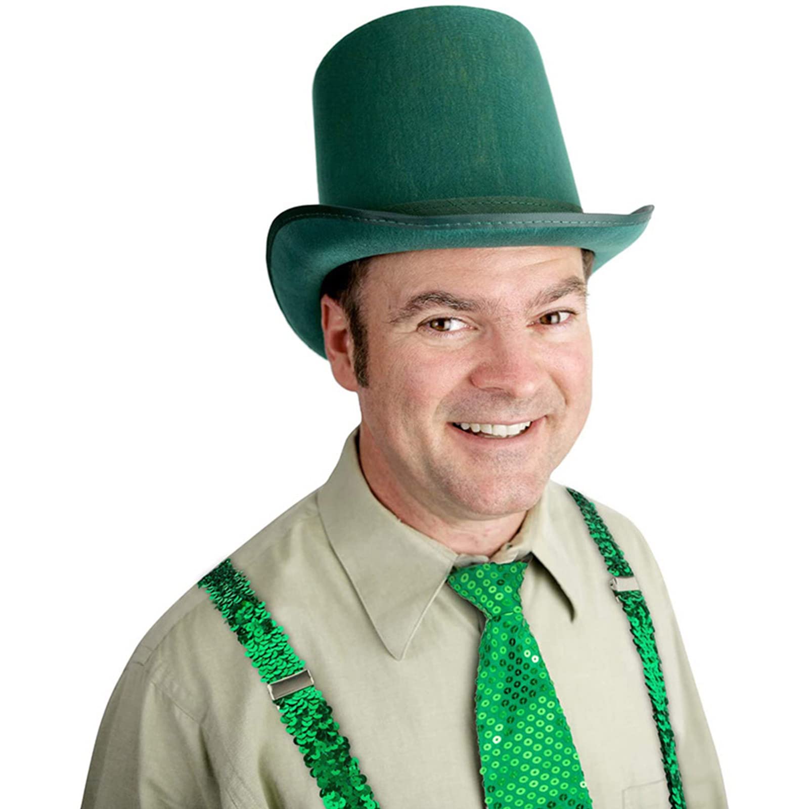 Women Men Sequins Suspenders Bowtie Necktie Set Clip-on Elastic Y-Shape Back Brace Suspenders Cosplay Costume