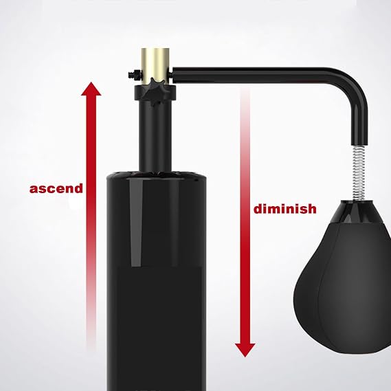 Freestanding Punching Bag, Boxing Equipment 360° Spinning Bar Free Standing With 2 Punching Ball，Heavy Boxing Bag With Stand For Adult Teens Kids, Kickboxing Bag With Suction Cup Base
