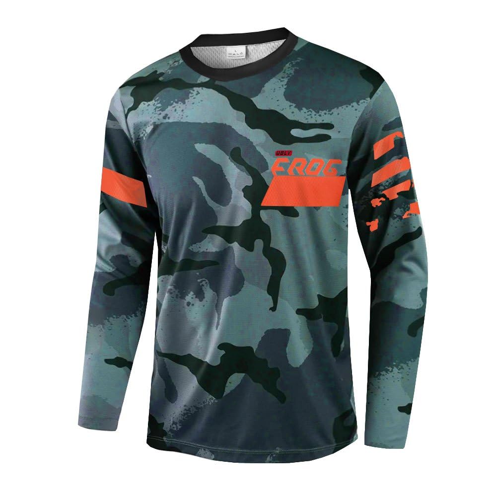 Outdoors Mens Cool Breathable Cycling Jersey Motocross Top