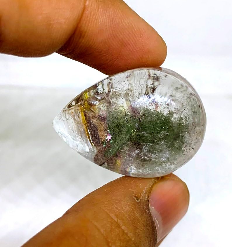 Quartz naturel de jardin poire GH_NAT_03361, gemme de collection pour haute bijouterie - 4