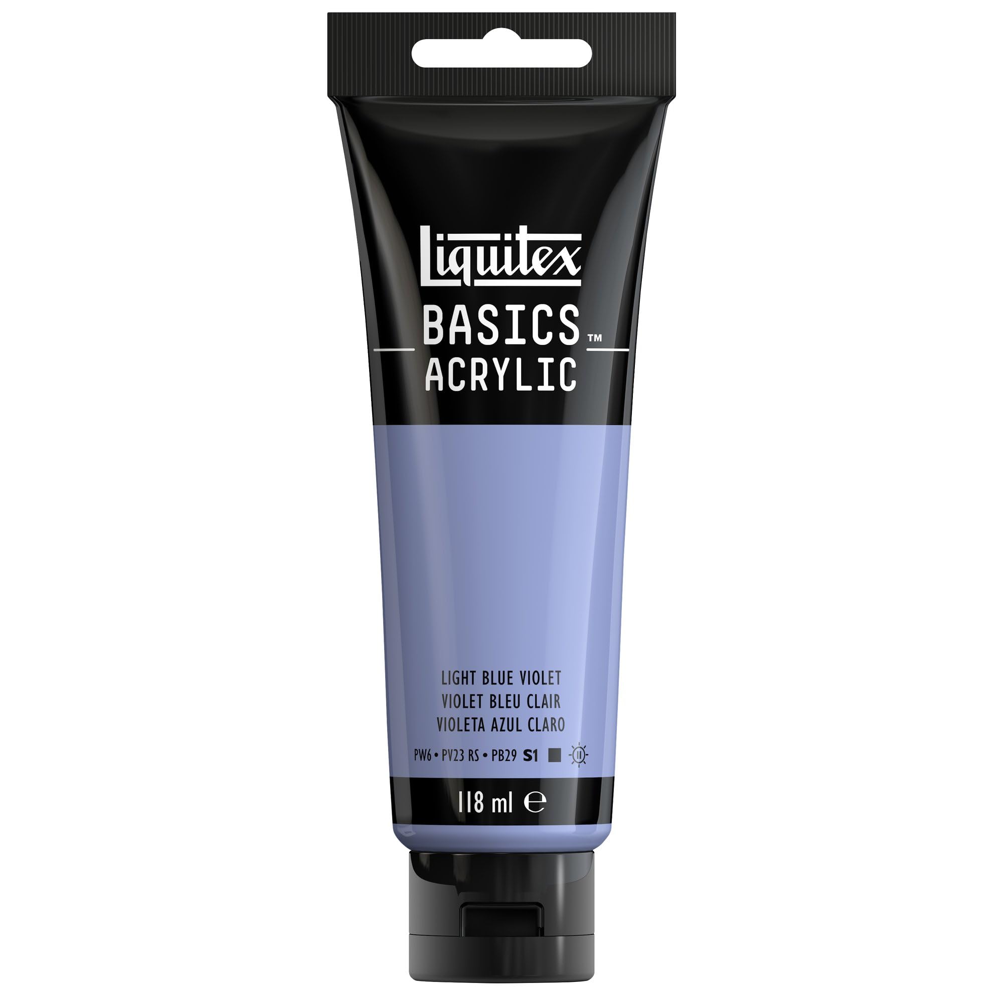 Liquitex 8870052 Basics Acrylic Paint, Light Blue Violet, 118 ml Tube