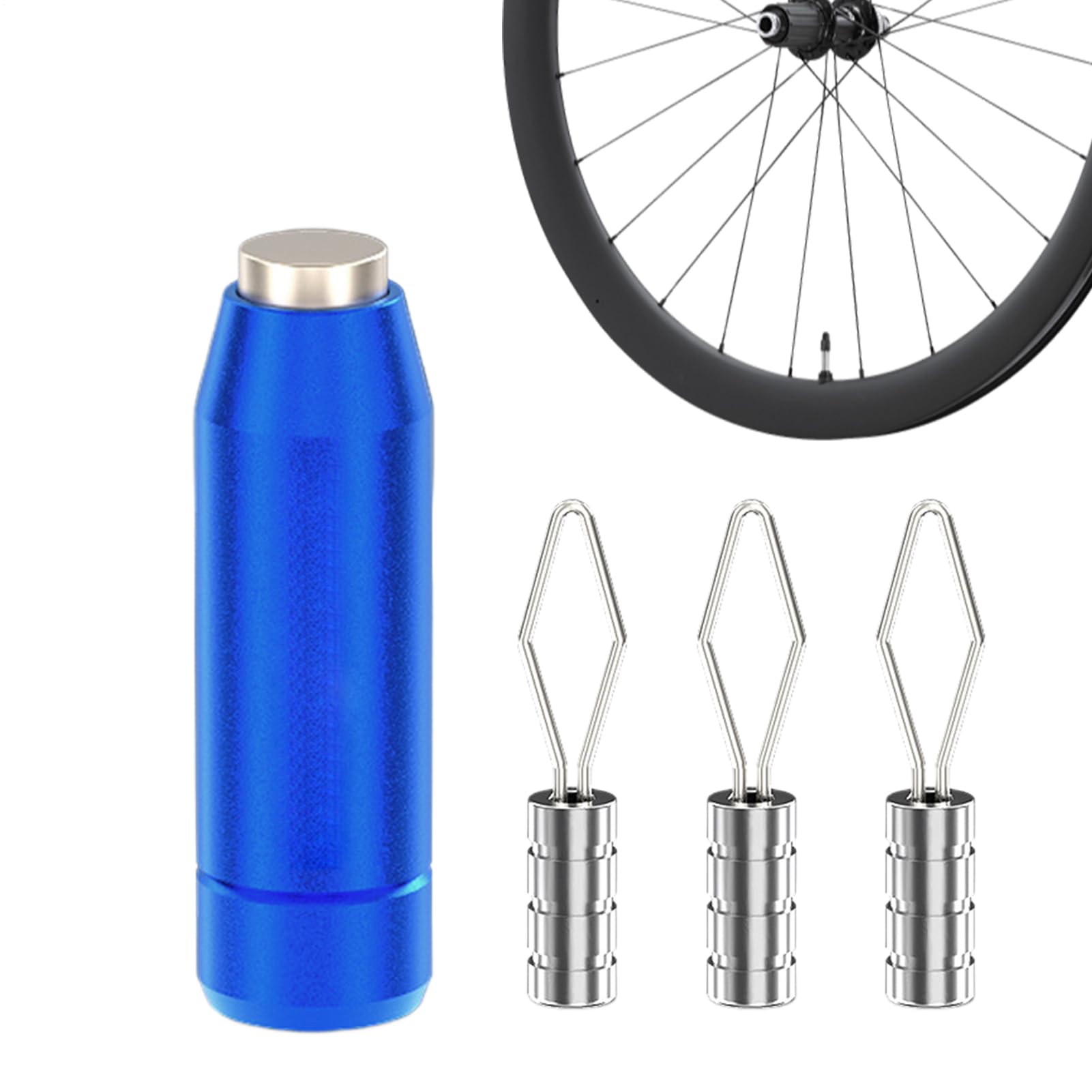 Bike Cable Routing Tool | Rims Threading Traction Spanner - Bicycle Spoke Tool | for Cycling Lover Beginner Outdoor Wheel Road Mountain Biking