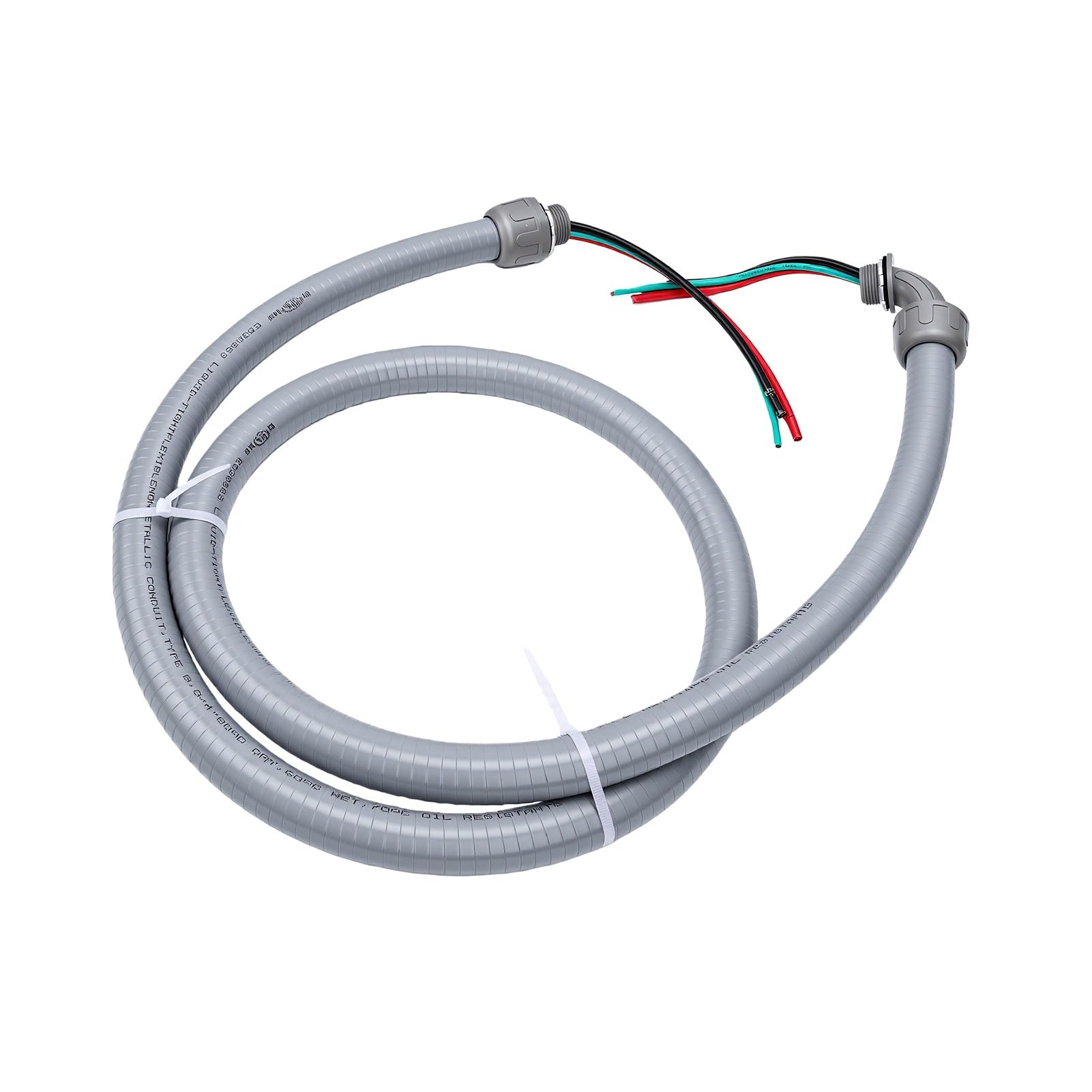 Fafeicy AC Whip Kit, 3/4 Cala 6 Stóp Niemetalowy Elastyczny Przewód